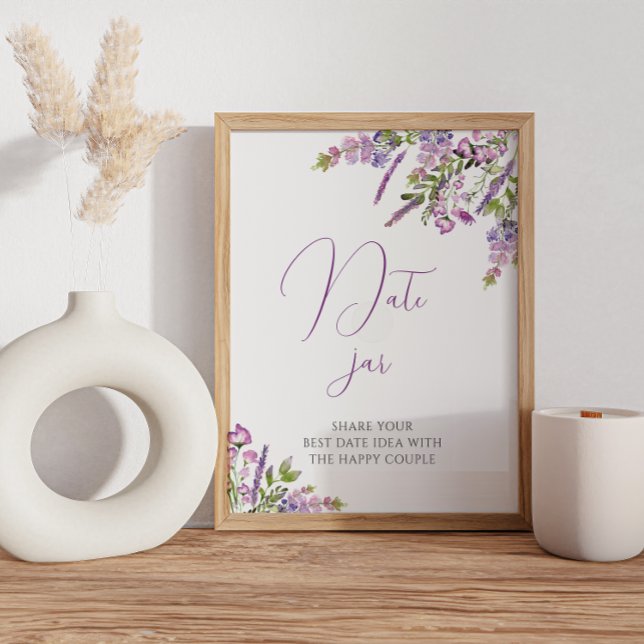 Idées de soirée en date au lilas violet Poster pou (Créateur téléchargé)