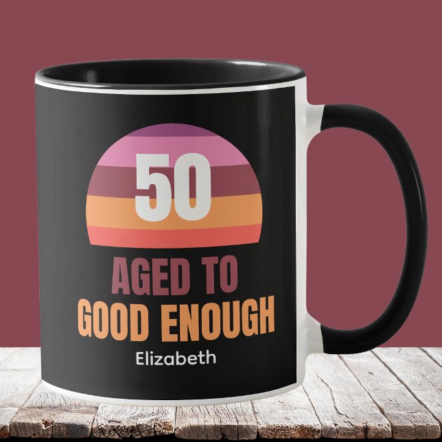 Idées drôles de mug pour 50 ans Assez bien conserv (Créateur téléchargé)