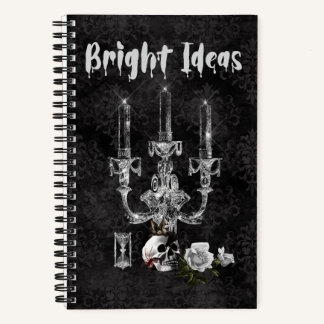 Idées lumineuses Carnet de style gothique