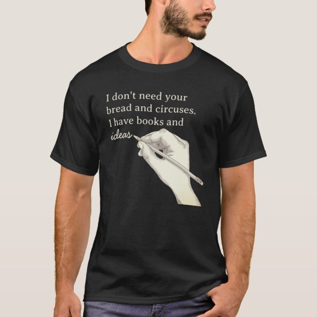 Idées T-shirt (noir) (Devant)