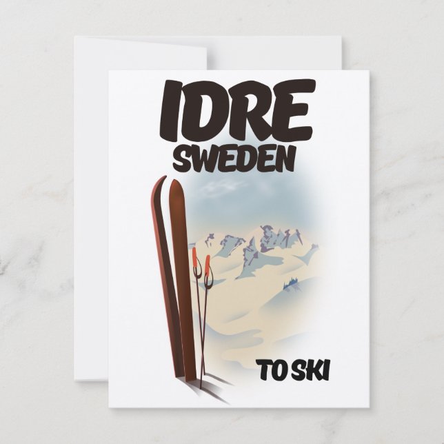 Idre Suède skier (Devant)