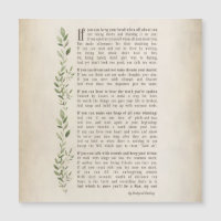 IF, Poème inspiré de Rudyard Kipling