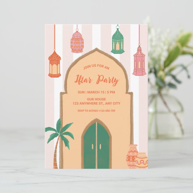 Iftar Invitation | Arabian Night (Debout devant)
