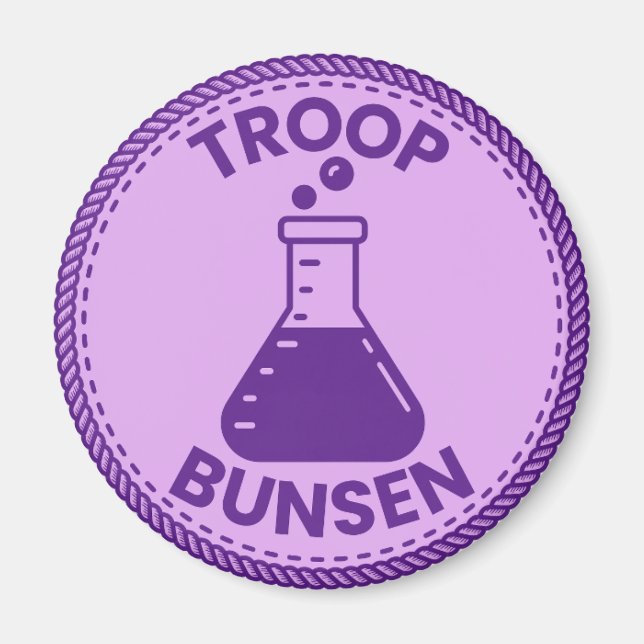 IGGPPCamp Magnet - Variante Bunsen (Devant)