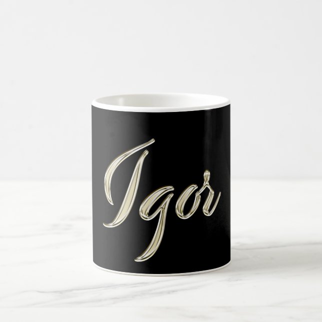 Igor Name whitegold Tasse Teetasse (Centre)