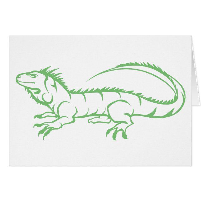Iguane vert (Devant horizontal)
