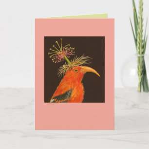 I'iwi avec carte casquette étouffée