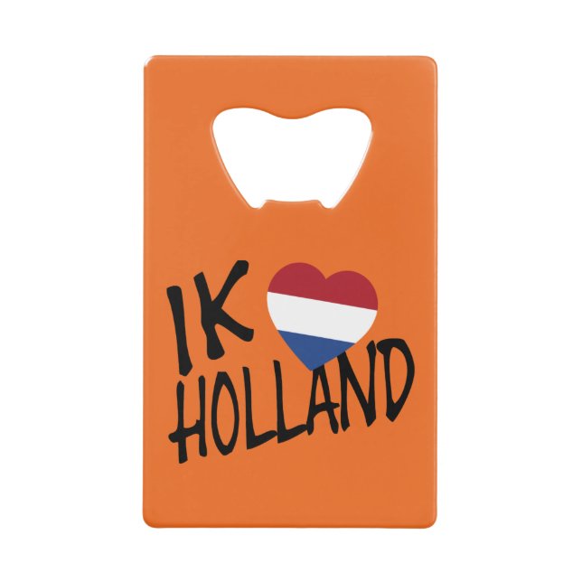 Ik Heartflag Holland retour sur ou bocal (Devant)