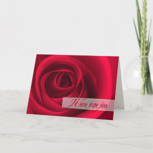 Ik Hou Van Jou. Carte Saint Valentin en néerlandai