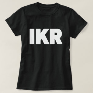 IKR   T-Shirt d'arceau de texte