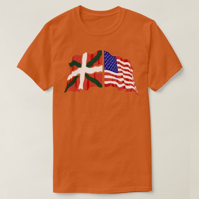 Ikurrina USA Ikurria TShirt (Design devant)