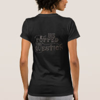 Il a ajouté la question fiançailles cadeau t-shirt