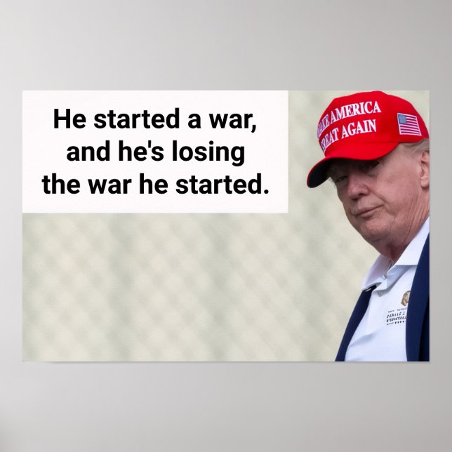 Il a commencé une affiche de guerre (Devant)