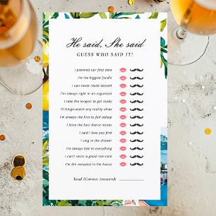 Il A Dit Qu'Elle A Dit Amalfi Fête des mariées Jeu