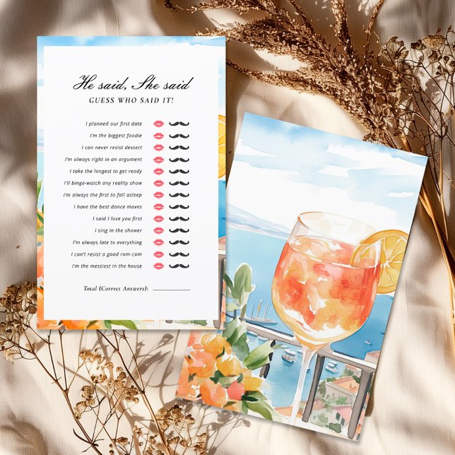 Il A Dit Qu'Elle A Dit Aperol Spritz Fête des mari (Créateur téléchargé)