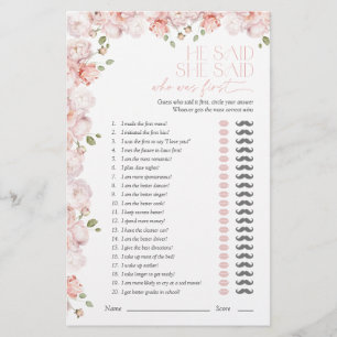 Il A Dit Qu'Elle A Dit Blush Pink Fête des mariées