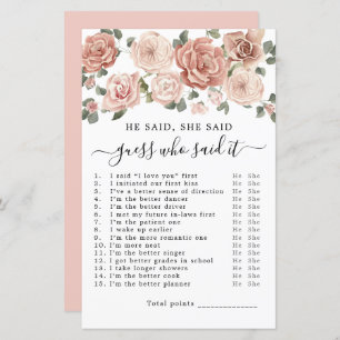 Il A Dit Qu'Elle A Dit Fête des mariées Game