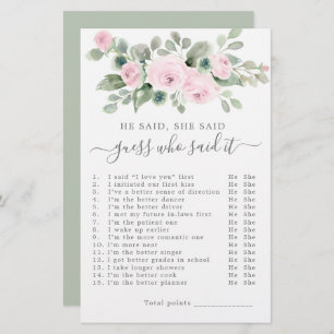 Il A Dit Qu'Elle A Dit Fête des mariées Game