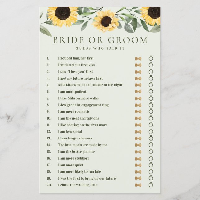 Il A Dit Qu'Elle A Dit Fleurie Jaune Tournesol Ver (Devant)