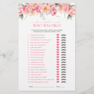 Il A Dit Qu'Elle A Dit Pink Floral Fête des mariée