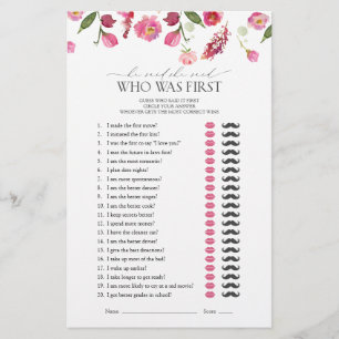 Il A Dit Qu'Elle A Dit Pink Flowers Fête des marié