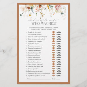 Il A Dit Qu'Elle A Dit Rustic Floral Fête des mari