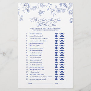 Il A Dit Qu'Elle A Dit Victorian Floral Showgame