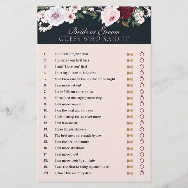 Il A Dit Qu'Elle Avait Dit Aquarelle Bourgogne Flo (Devant)