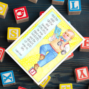 Il a grandi en force et grâce carte postale Inspir