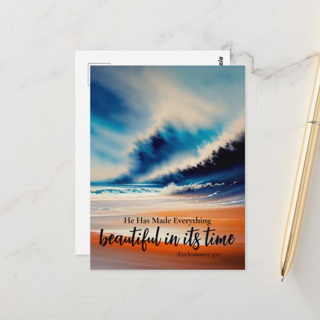 Il A Tout Fait Belle Carte Postale (Devant/Arrière en situation)