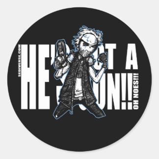 Il a un Sticker pour armes à feu