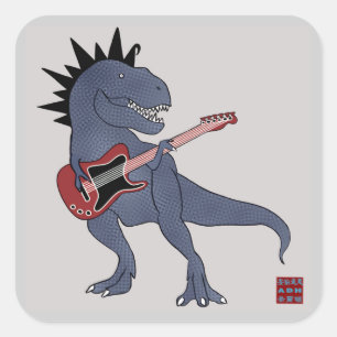 Il autocollants de guitare de Rex