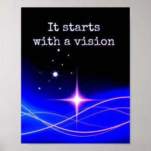 Il Commence Par Une Affiche Vision