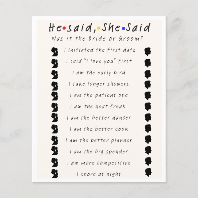 Il Dit Qu'Elle A Dit : (Devant)