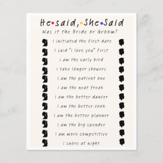 Il Dit Qu'Elle A Dit :