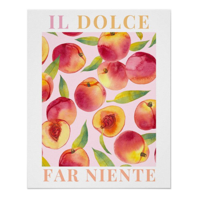 Il Dolce Far Niente, Poster de Pêche murale italie (Devant)