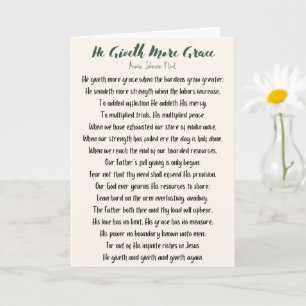 Il Donne Plus De Grace Carte Pliée