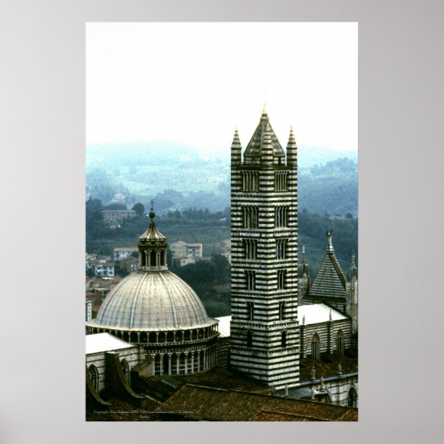 Il Duomo, Sienne, Italie | Impression d'affiches (Devant)