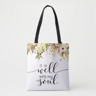 Il est bien avec mon sac fourre-tout floral à âm