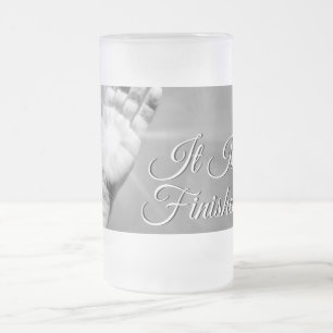 Il Est Fini Gris Gris Frosted Verre Beer Mug