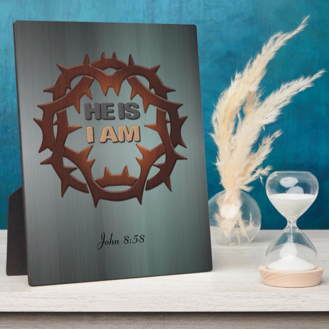 Il Est, Je Suis Plaque Poster (Côté)