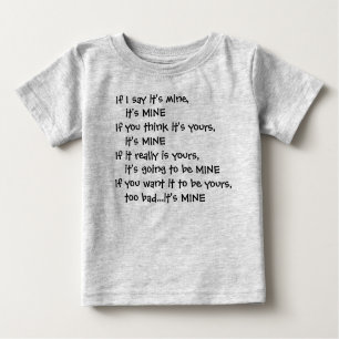 Il est le mien… T-shirt d'enfant en bas âge