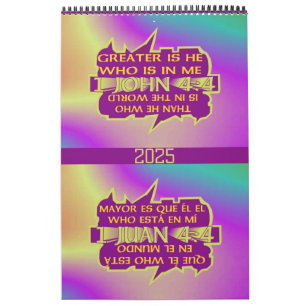Il est plus grand© - Calendrier Esp & Eng
