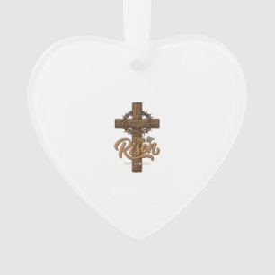 Il Est Ressuscité Croix Couronne D'épines Chemise