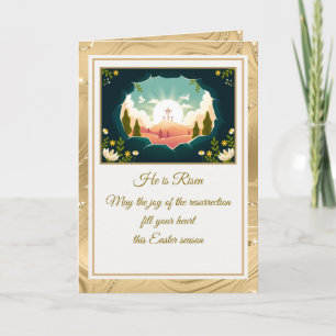 Il Est Ressuscité" Joyeux Pâques - Personnalisable