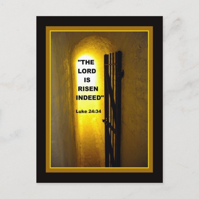 IL EST RISEN Carte Postale (Devant)