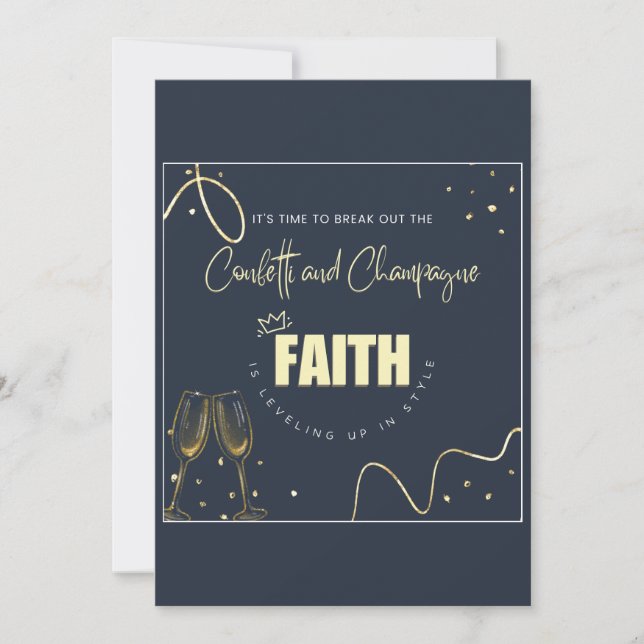 Il est temps de casser la carte d'anniversaire Con (Devant)