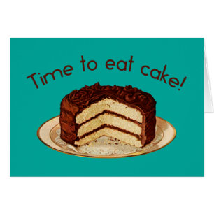 Il est temps de manger un gâteau