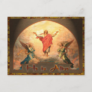 Il est une carte postale vivante