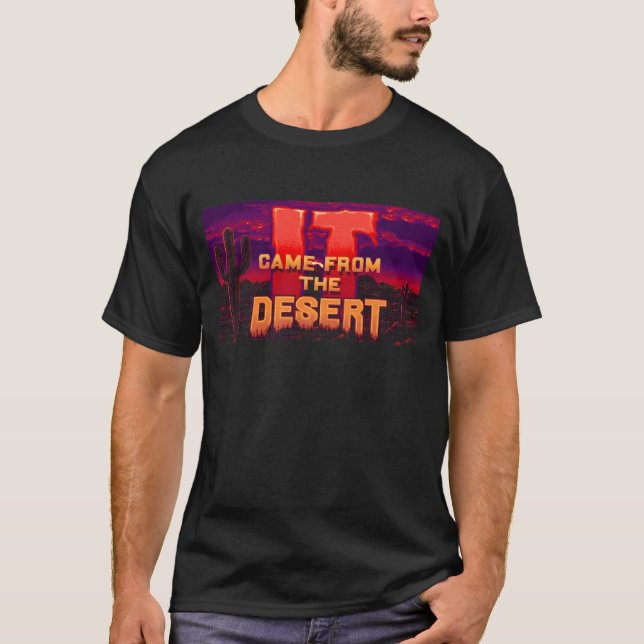 Il Est Venu Du Desert T-Shirt Retro Gaming Amiga (Devant)